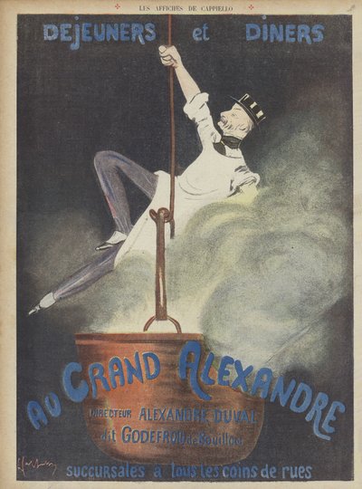 カピエッロのポスター。ル・リールのイラスト 作： after Leonetto Cappiello