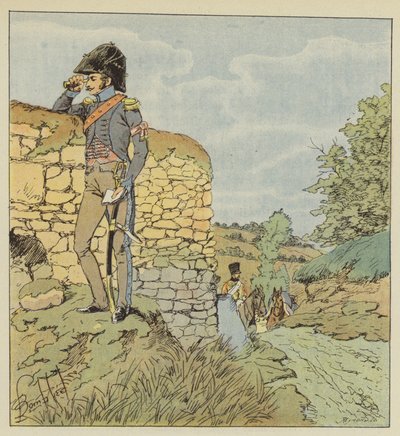 Aide de camp dun General de Division 作： after Louis Charles Bombled