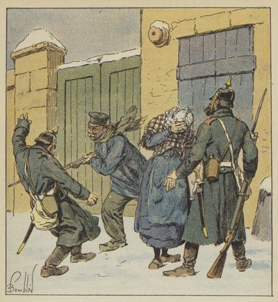 Brutalites prussiennes a Beaugency 作： after Louis Charles Bombled