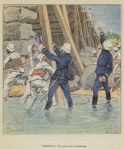 建設はベチボカに位置しています 作： after Louis Charles Bombled