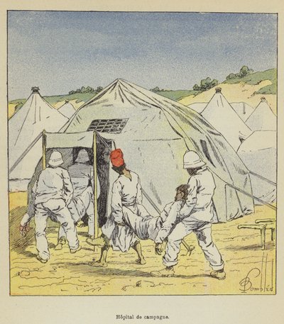 野戦病院 作： after Louis Charles Bombled