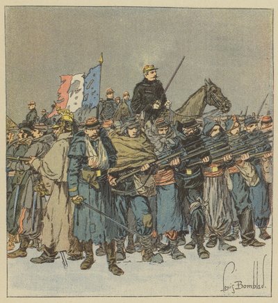 彼らは名誉を救った！ 作： after Louis Charles Bombled