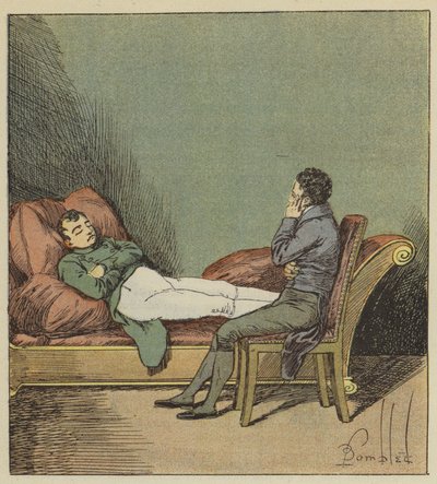 Las Casesがナポレオンの睡眠を監視 作： after Louis Charles Bombled