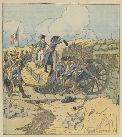 砲兵司令官はいたるところにいた 作： after Louis Charles Bombled