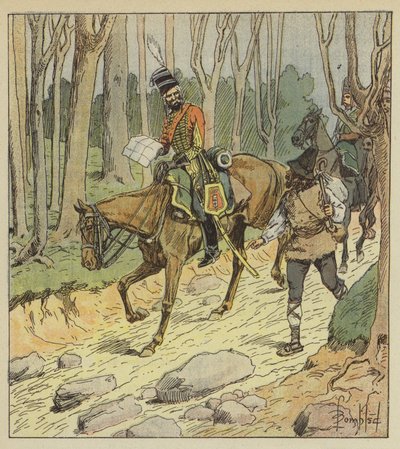 ステンゲル将軍は優秀な騎兵士官でした 作： after Louis Charles Bombled