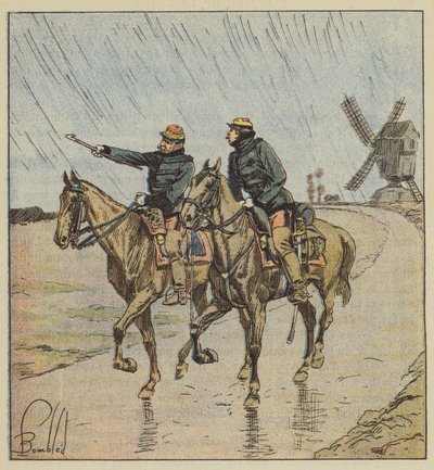オーレルデパラディーヌ将軍とその補佐官 作： after Louis Charles Bombled