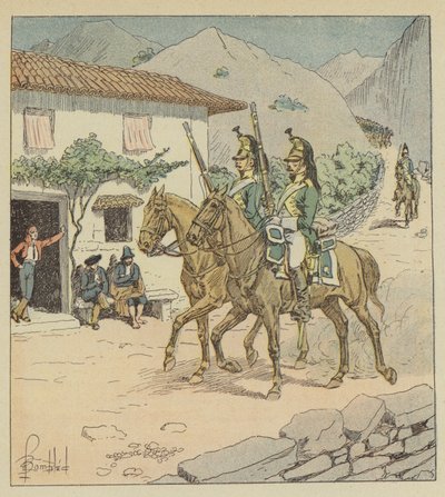 私の軍隊はすでにスペインにいました 作： after Louis Charles Bombled