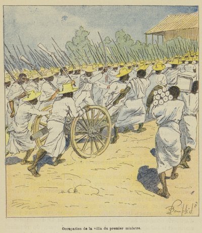 首相の別荘の占領 作： after Louis Charles Bombled