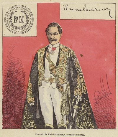 レイニライアリボニー、首相の肖像 作： after Louis Charles Bombled