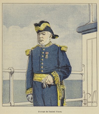 ピエール提督の肖像 作： after Louis Charles Bombled
