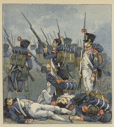 ワグラムは血なまぐさい戦いとして引用されました 作： after Louis Charles Bombled
