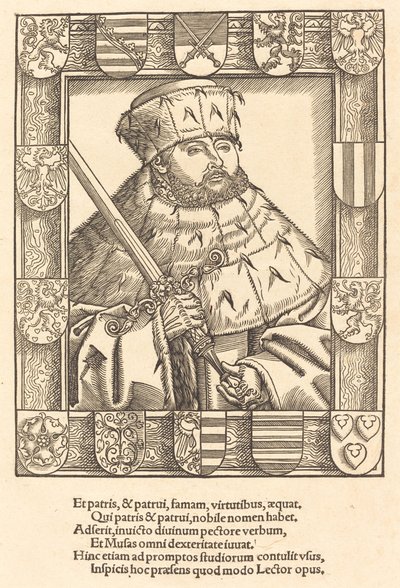 ジョン・フレデリック・ザ・マグナニモス、選挙のローブで 作： after Lucas Cranach the Younger