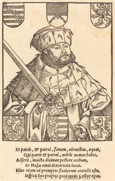 ジョン・フレデリック・ザ・マグナニモス、選挙ローブ[右] 作： after Lucas Cranach the Younger