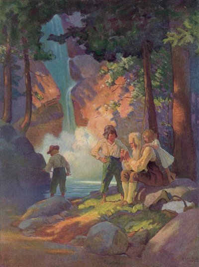 Rip Van Winkleのイラスト 作： after Newell Convers Wyeth