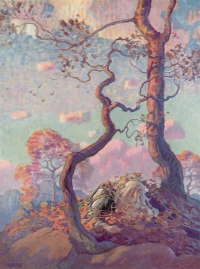 Rip Van Winkleのイラスト 作： after Newell Convers Wyeth