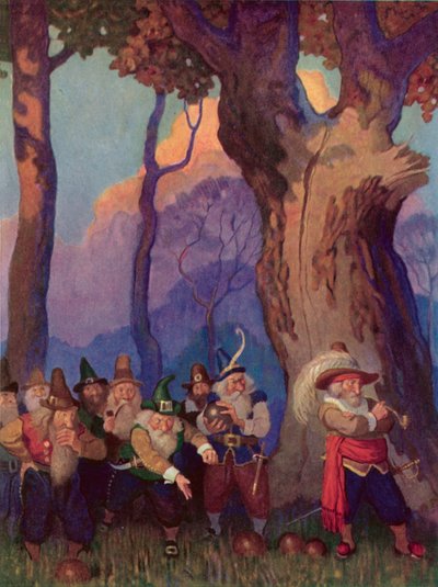 Rip Van Winkleのイラスト 作： after Newell Convers Wyeth