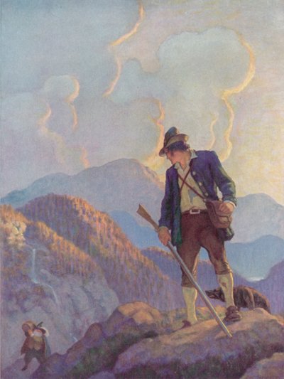 Rip Van Winkleのイラスト 作： after Newell Convers Wyeth