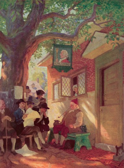 Rip Van Winkleのイラスト 作： after Newell Convers Wyeth