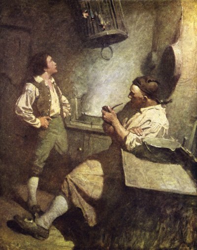 トレジャーアイランドのイラスト 作： after Newell Convers Wyeth