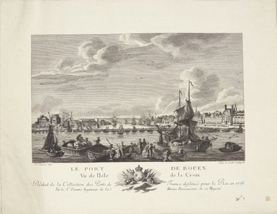 ルーアン港 (Le port de Rouen) 作： after Nicolas Marie Ozanne