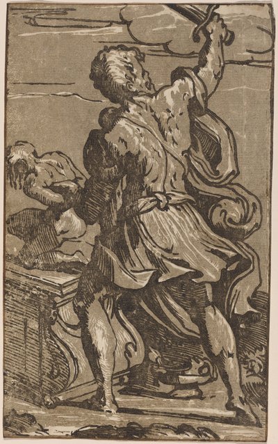 アブラハムの犠牲 作： after Parmigianino
