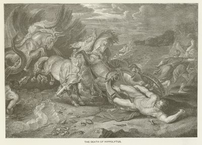 ヒッポリトゥスの死 作： after Peter Paul Rubens