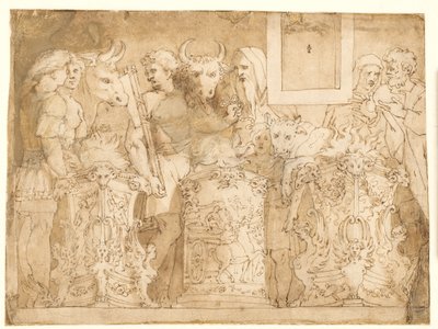 アンティークの犠牲 作： after Polidoro da Caravaggio