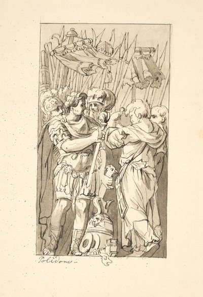 ローマの歴史からのシーン 作： after Polidoro da Caravaggio