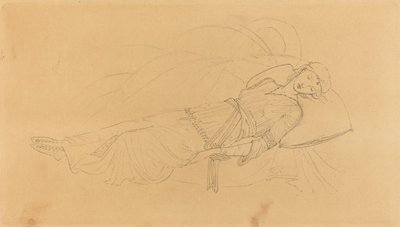 眠れる森の美女 作： after Sir Edward Coley Burne Jones