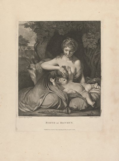 バッカスの誕生 作： after Sir Joshua Reynolds