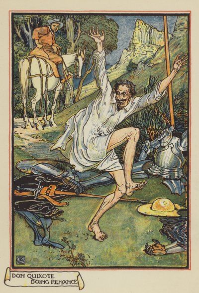 ドン・キホーテ 作： after Walter Crane