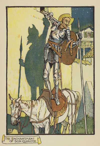 ドンキホーテの魅惑 作： after Walter Crane