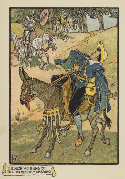 マンブリノのヘルメットの金持ち 作： after Walter Crane
