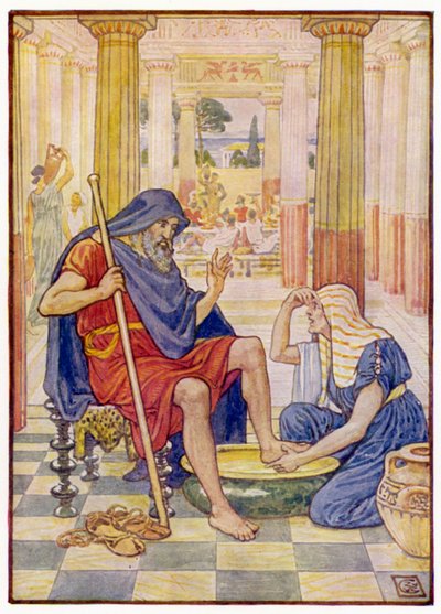 いや、本当に、あなたはオデュッセウスです 作： after Walter Crane
