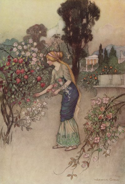 ジェフリー・チョーサー、騎士物語 作： after Warwick Goble
