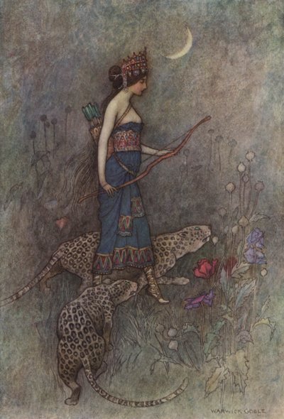 ジェフリー・チョーサー、モンクス・テール 作： after Warwick Goble