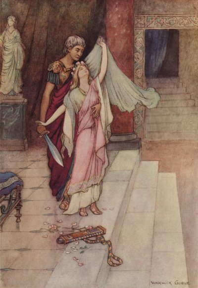 ジェフリー・チョーサー、医師の話 作： after Warwick Goble