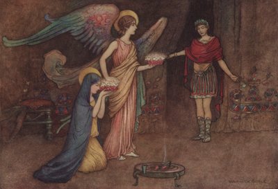 ジェフリーチョーサー、第2修道女の物語 作： after Warwick Goble