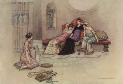 ジェフリーチョーサー、トロイラス、クリセイド 作： after Warwick Goble