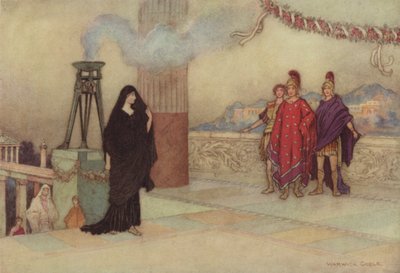 ジェフリーチョーサー、トロイラス、クリセイド 作： after Warwick Goble