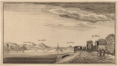レーベンベルクの眺め 作： after Wenceslaus Hollar