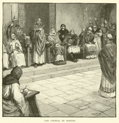 ウィットビーの評議会 作： after William Henry Margetson
