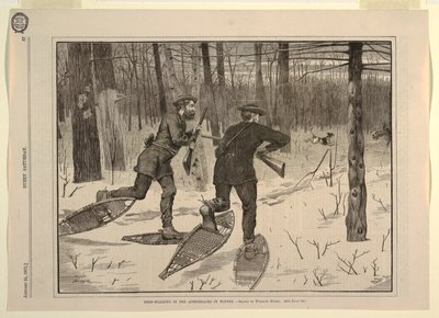 毎週土曜日、1871 年 1 月 21 日、p. 57 作： after Winslow Homer