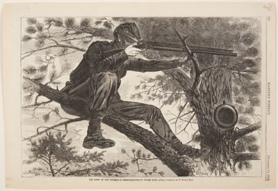 ポトマック軍 – ピケット任務の狙撃手 作： after Winslow Homer