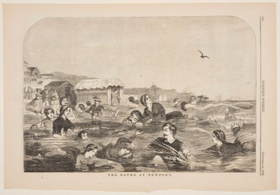 ザ・バス・アット・ニューポート 作： after Winslow Homer