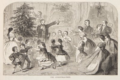 クリスマスツリー 作： after Winslow Homer