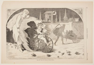 新年 – 1869 作： after Winslow Homer