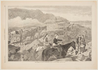 ワシントン山の頂上 作： after Winslow Homer