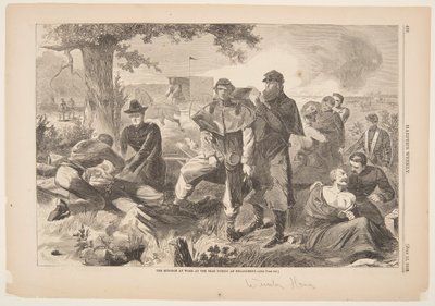 婚約中に後部で働く外科医 作： after Winslow Homer