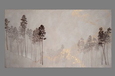 聖歌隊（キャンバスに油彩と金箔） 作： angus hampel